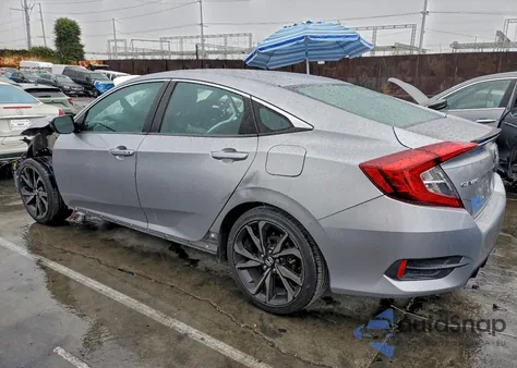 2020 Honda Civic Sport из США, поврежденный, VIN 19XFC2F88LE203904